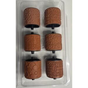 Stampin' Up Lot 6 Jumbo Wheel Beach/Snowflakes/Circles/FaLaLaLa/Reindeer, Fish